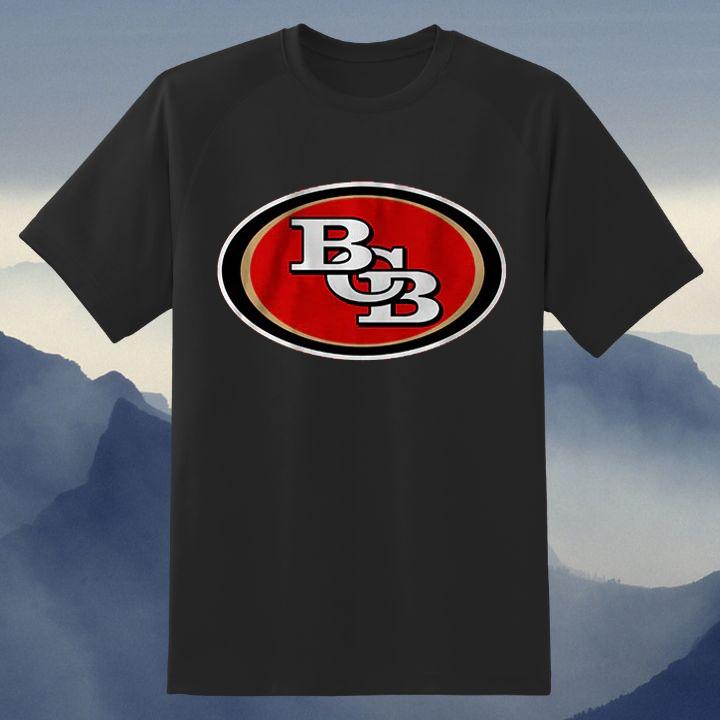 Personalized Bcb Initial Logo San Francisco 49Ers Football T-Shirt
