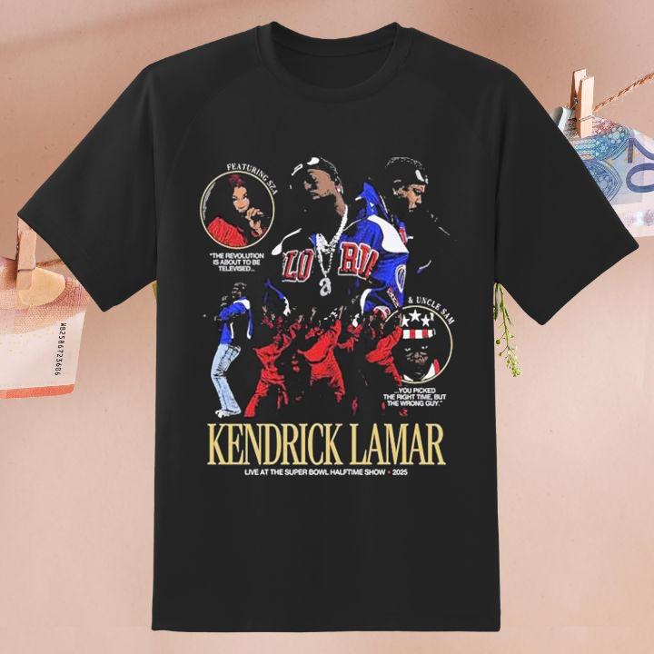 Kendrick Lamar The Super Bowl Halftime Show 2025 SZA Uncle Sam Shirt