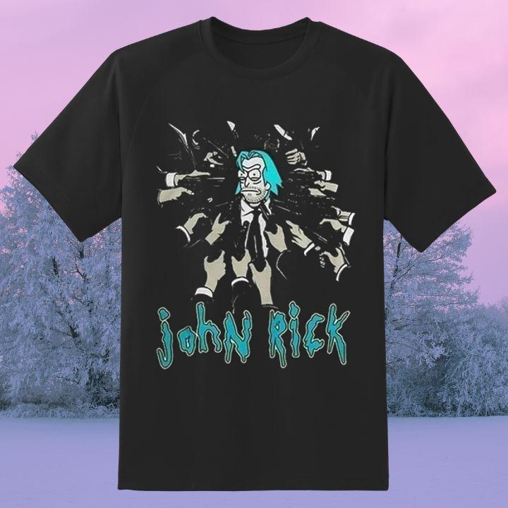 Rick Sanchez John Rick Funny Rick And Morty John Wick T-Shirt