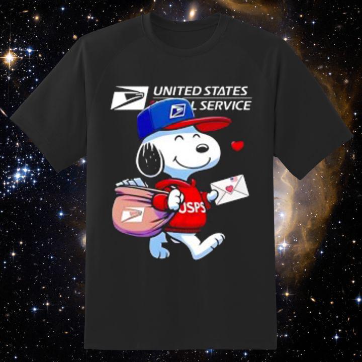 Usps Snoopy United States Postal Service Funny Shirt