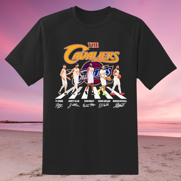 The Cleveland Cavaliers Abbey Road Signatures Funny Basketball T-Shirt