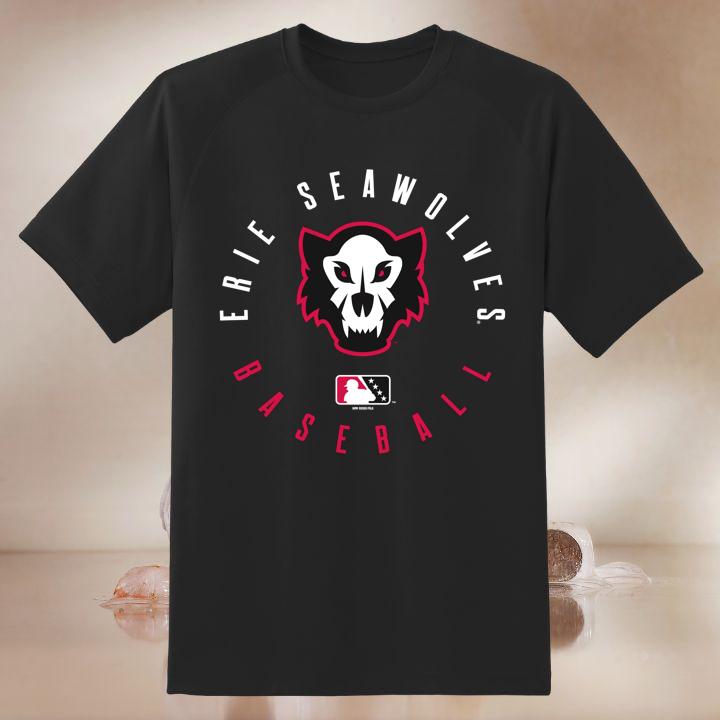 Erie Seawolves Br Howling Dead Baseball Fan T-Shirt