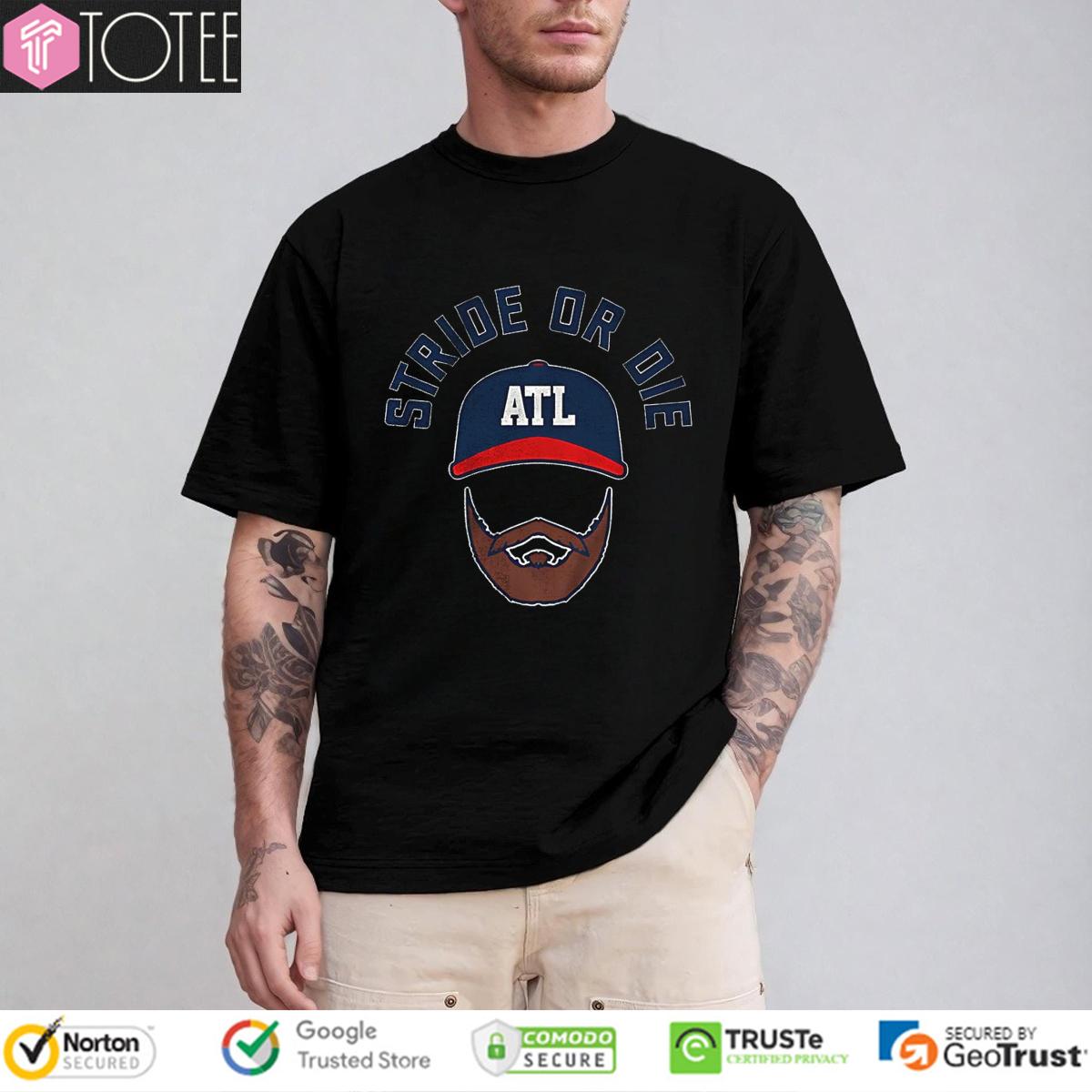 Spencer Strider Stride Or Die Atlanta Braves T-Shirt