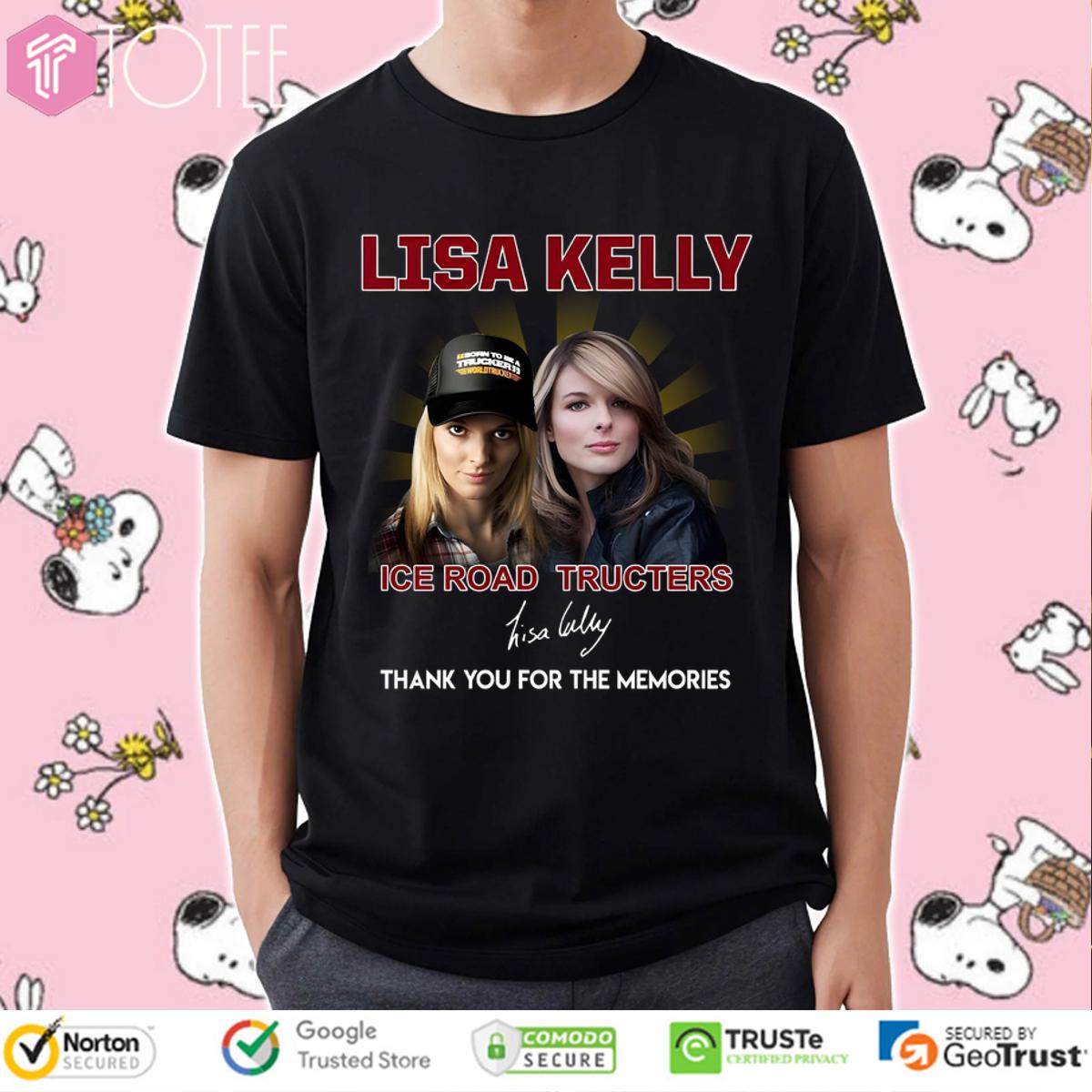Lisa Kelly Ice Road Truckers Signature T-Shirt
