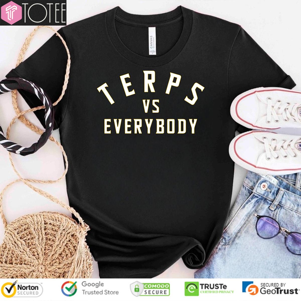 Maryland Terrapins Terps Vs Everybody Shirt