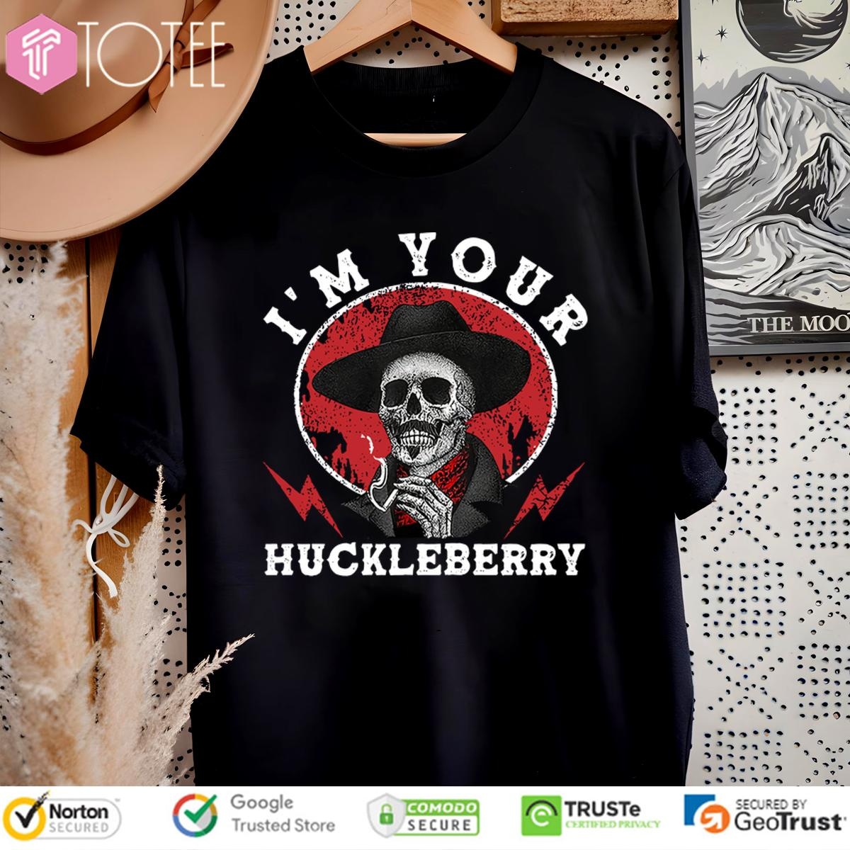 Skull Smoke Im Your Huckleberry Tees: Ultimate Doc Holliday TShirt