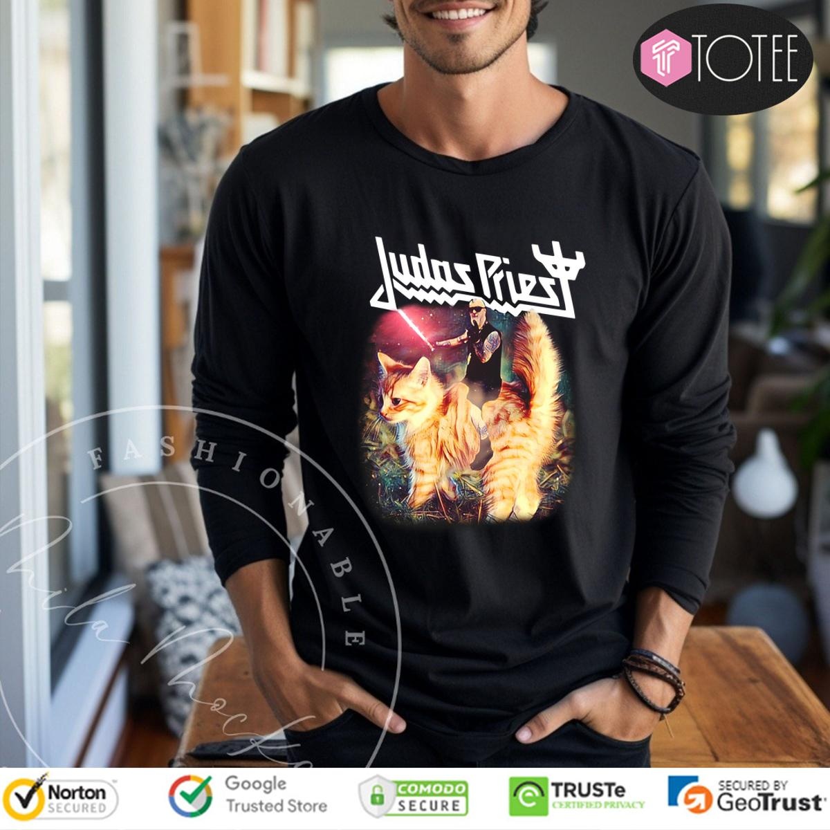Star Wars Judas Priest Riding Cat Long Sleeve
