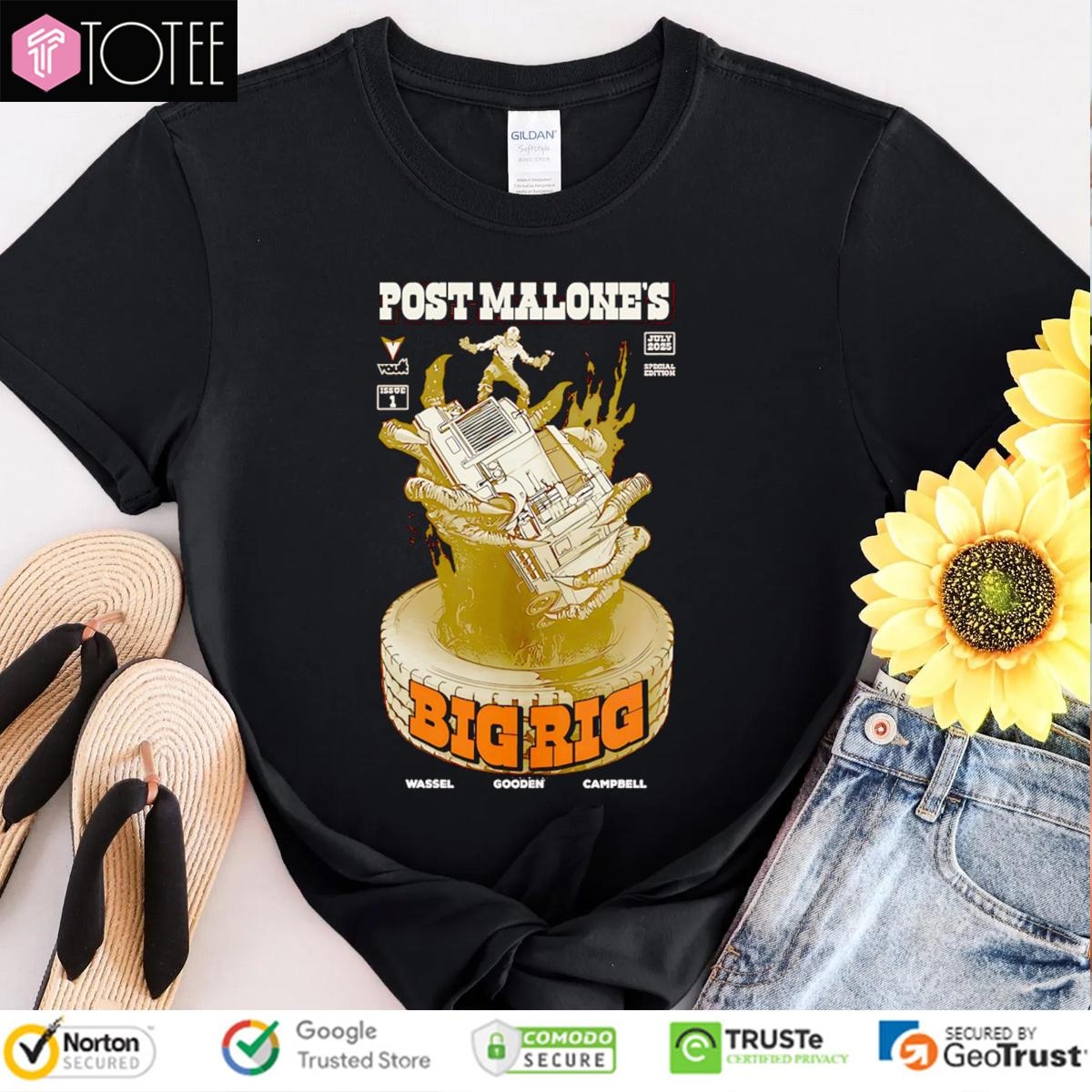 Big Rig Fcbd 2025 Post Malone Wassel Gooden Campbell T-shirt